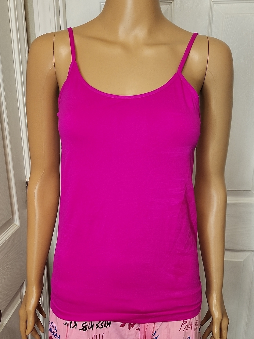 l.e.i. Hot Pink Spaghetti Strap Camisole